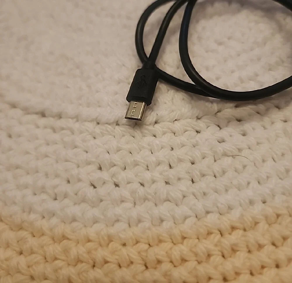 Black Micro USB to USB-A Charging Cable - Universal 12